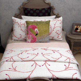 Pink Foliage Quilt